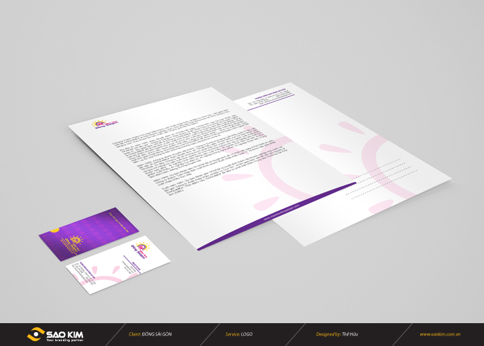 Đông Sài Gòn - Thiết kế logo nhận diện thương hiệu trường mầm non Đông Sài Gòn