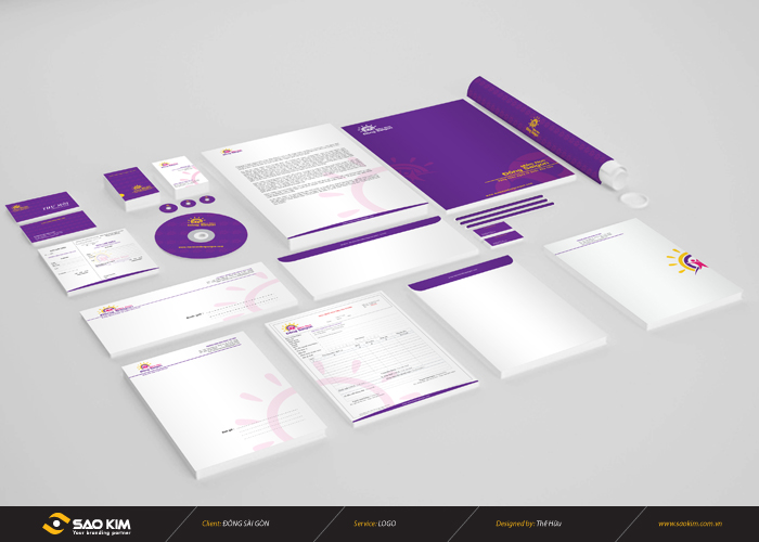 Đông Sài Gòn - Thiết kế logo nhận diện thương hiệu trường mầm non Đông Sài Gòn