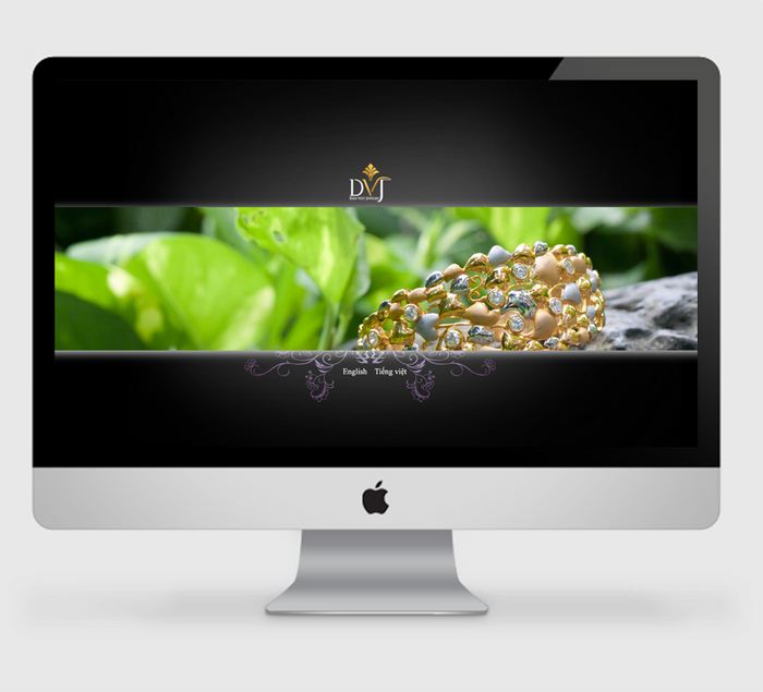 DVJ - Thiết kế website cho công ty thời trang Đan Việt (DVJ)