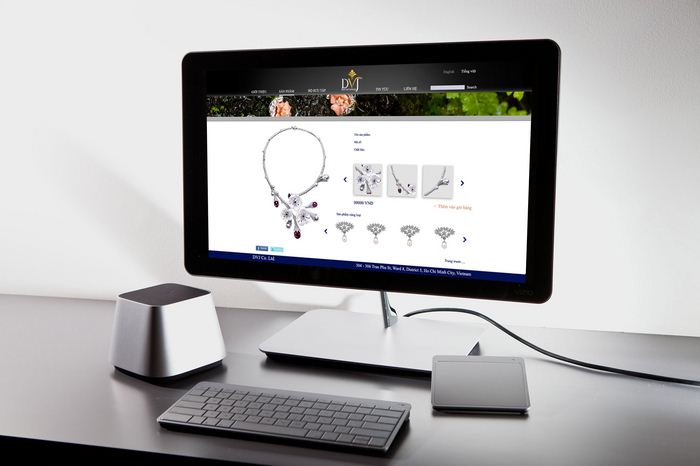 DVJ - Thiết kế website cho công ty thời trang Đan Việt (DVJ)