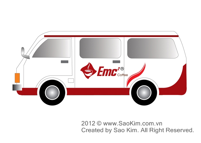 EMC2 COFFEE - Thiết kế nhận diện thương hiệu EMC2 COFFEE