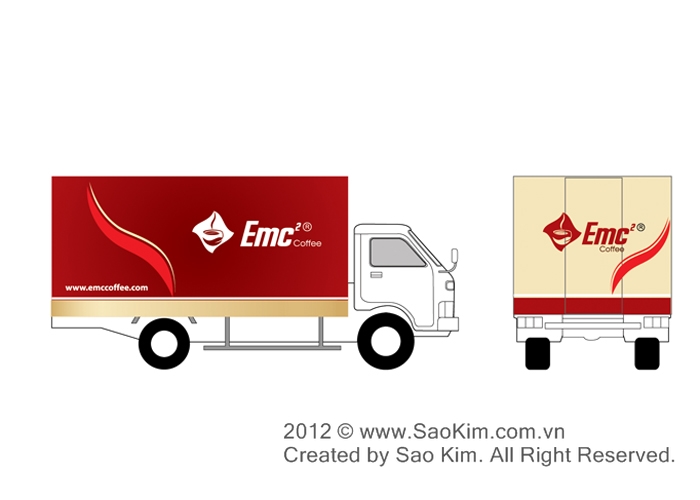 EMC2 COFFEE - Thiết kế nhận diện thương hiệu EMC2 COFFEE