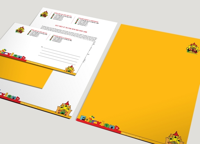 FAIRY LAND - Thiết kế logo và hệ thống nhận diện cho trường mầm non Fairy Land