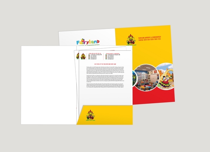 FAIRY LAND - Thiết kế logo và hệ thống nhận diện cho trường mầm non Fairy Land