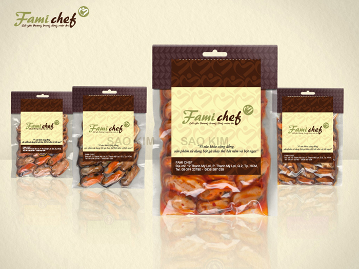 FAMICHEF - Dự án sáng tạo thương hiệu thực phẩm sơ chế Famichef