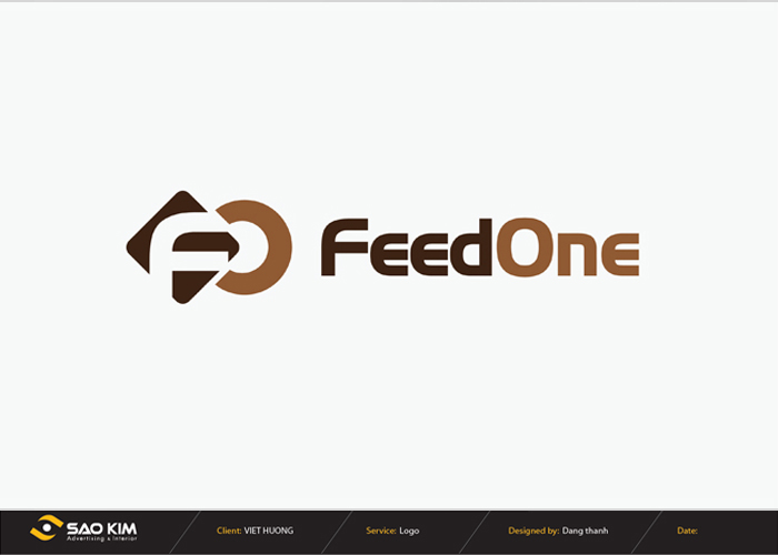 FeedOne - Thiết kế logo thức ăn Chăn nuôi FeedOne