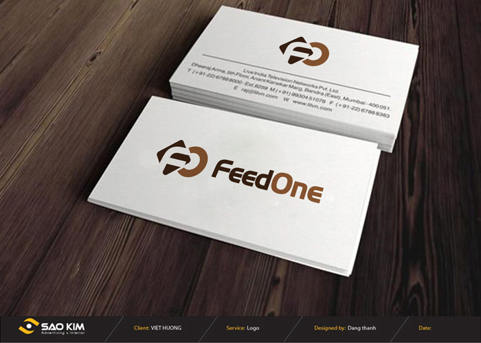 FeedOne - Thiết kế logo thức ăn Chăn nuôi FeedOne