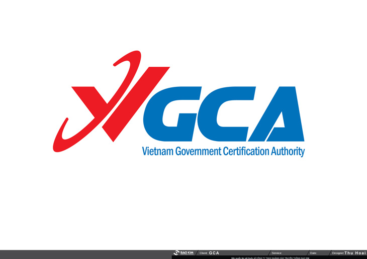 VGCA - Thiết kế thương hiệu cho Trung tâm chứng thực điện tử chuyên dùng Chính phủ