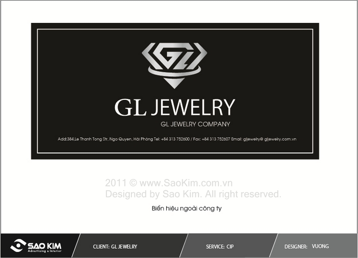 GL JEWELRY - Thiết kế thương hiệu thời trang GL Jewelry