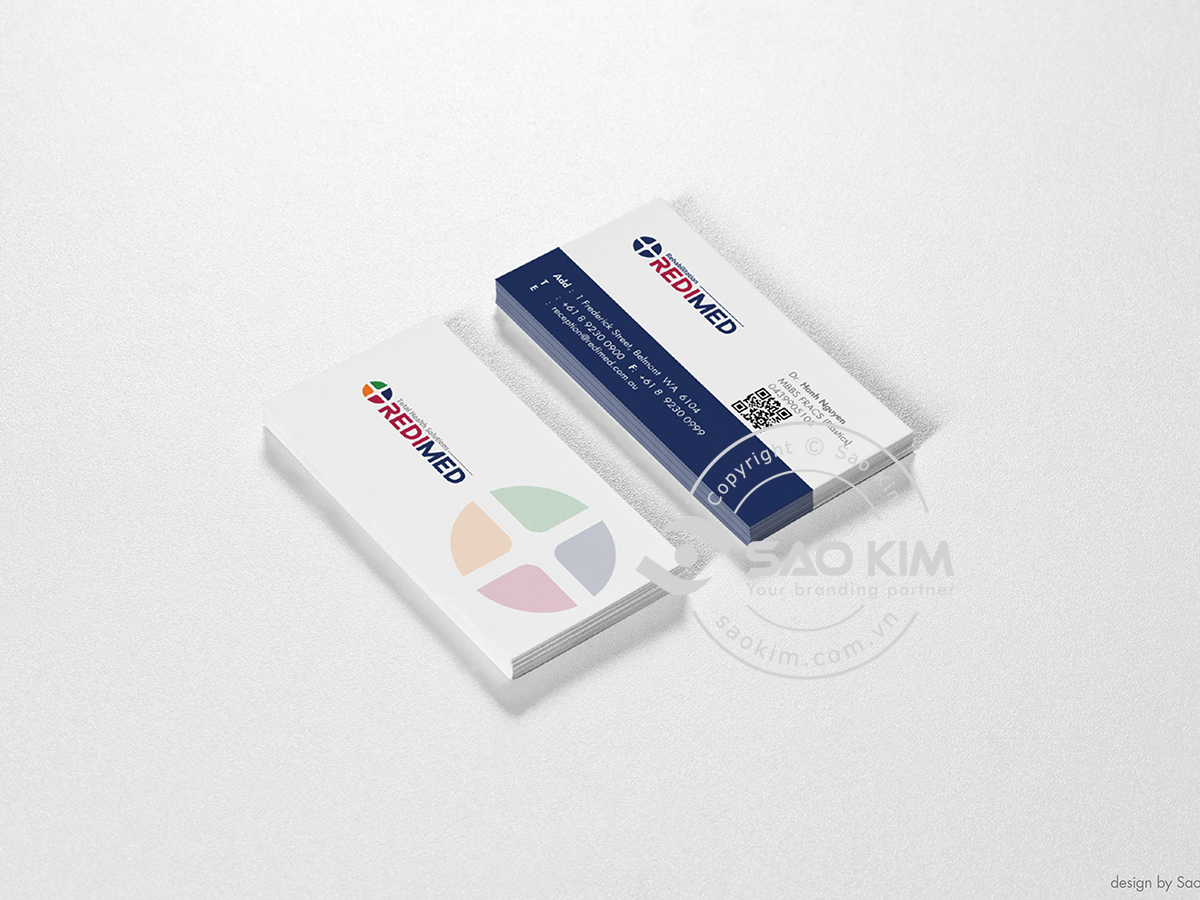 REDIMED - Thiết kế bộ logo và bộ nhận diện thương hiệu phòng khám bệnh viện REDIMED