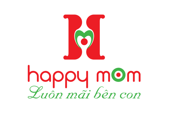 Happy Mom - Thiết kế logo, nhận diện thương hiệu thời trang mẹ và bé Happy Mom
