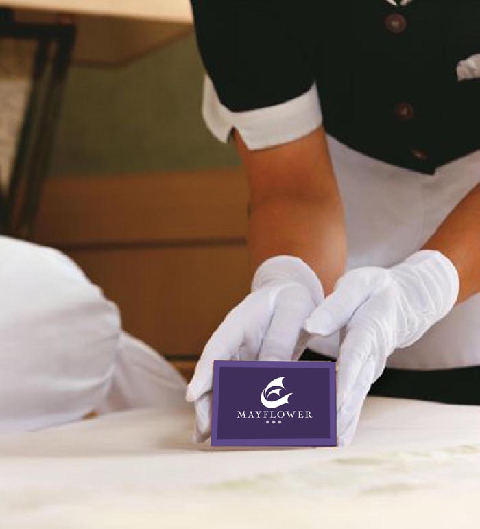 MAYFLOWER - Thiết kế logo hệ thống khách sạn 3* MayFlower