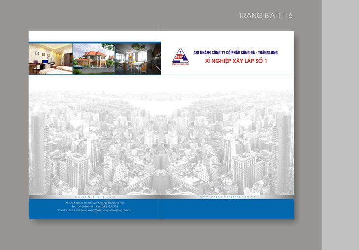 SÔNG ĐÀ THĂNG LONG - Thiết kế profile cho Sông Đà Thăng Long