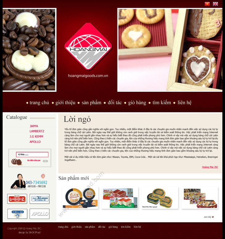 CÔNG TY TNHH TM&SX HOÀNG MAI (HOANGMAI FOOD) - 