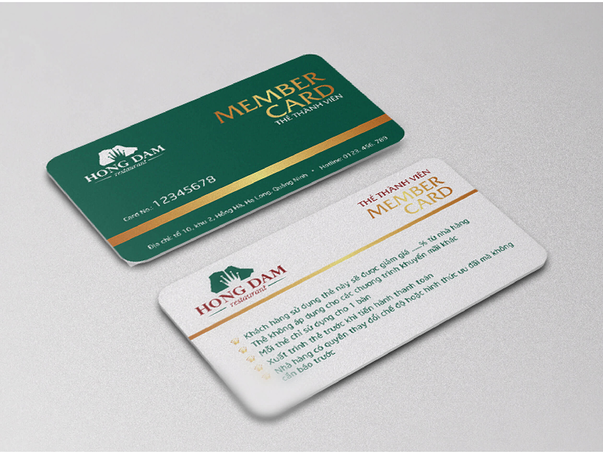 HỒNG ĐẬM - Thiết kế logo và nhận diện nhà hàng hải sản Hồng Đậm