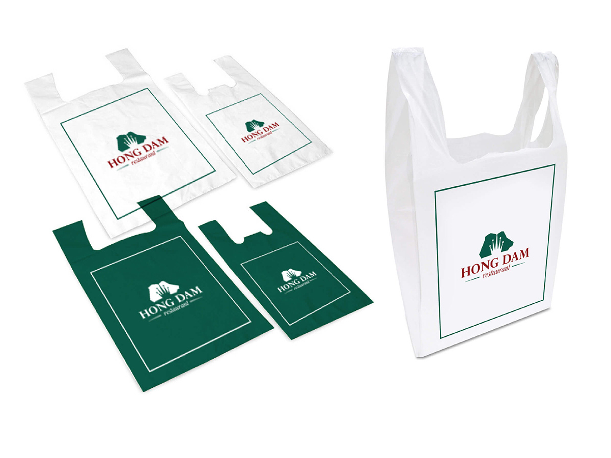 HỒNG ĐẬM - Thiết kế logo và nhận diện nhà hàng hải sản Hồng Đậm