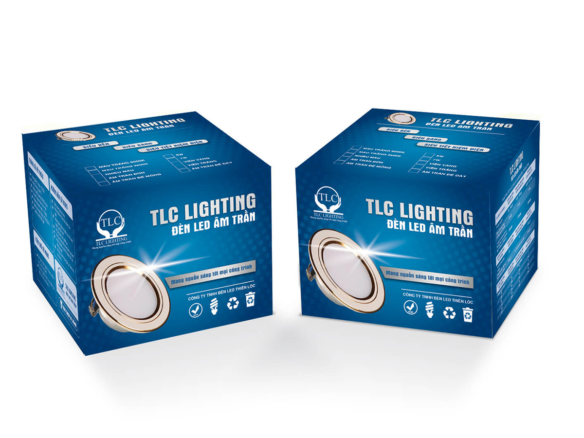 TLC LIGHTING - Thiết kế bao bì và catalogue thiết bị chiếu sáng TLC Lighting