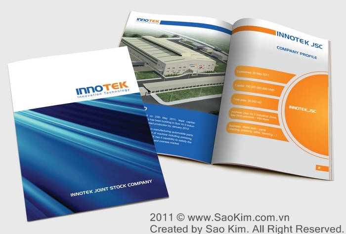 INNOTEK - Thiết kế logo và profile cho công ty sản xuất phụ tùng ô tô INNOTEK