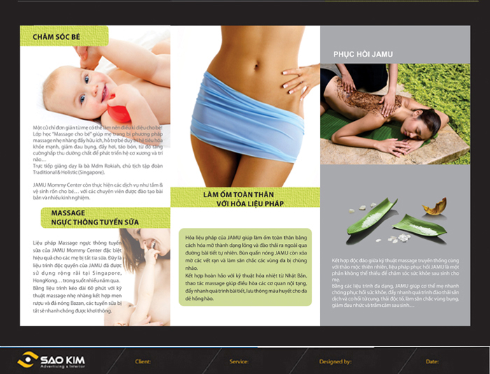 JAMU MOMMY CENTER - Thiết kế ấn phẩm quảng cáo Jamu Mommy Center