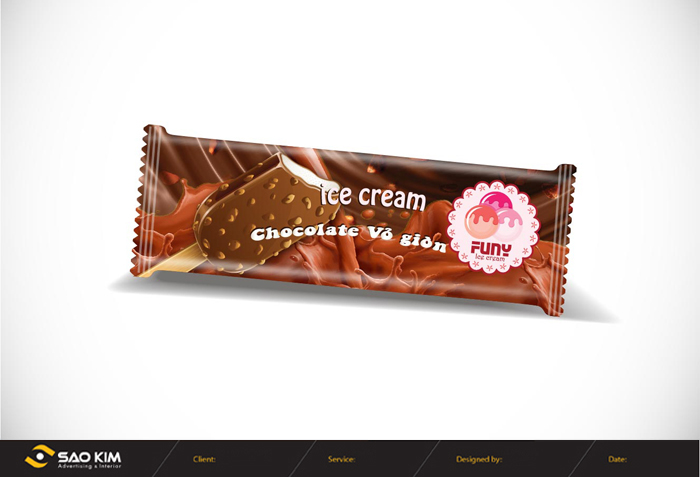 KEM FUNY - Thiết kế logo và bao bì sản phẩm kem Funy