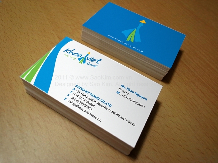 KHOAVIET TRAVEL - Thiết kế thương hiệu du lịch Khoa Việt Travel