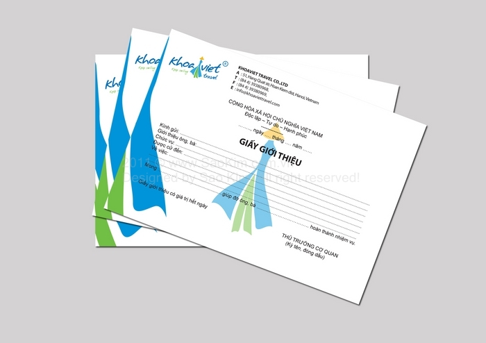 KHOAVIET TRAVEL - Thiết kế thương hiệu du lịch Khoa Việt Travel