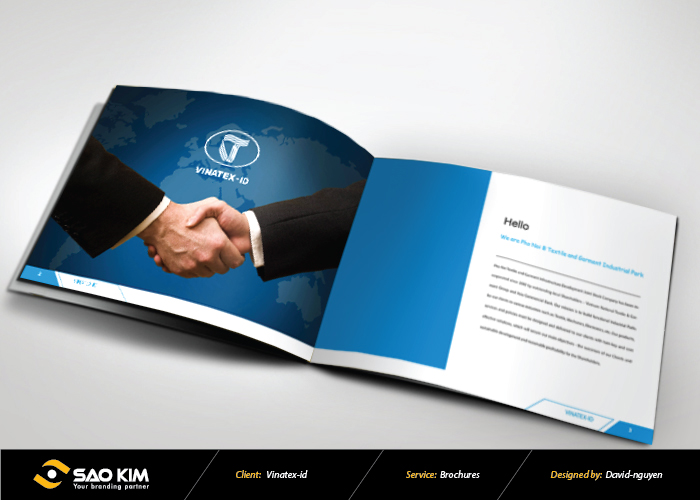 Khu công nghiệp Dệt may Phố Nối - Thiết kế brochure Khu công nghiệp Dệt may Phố Nối