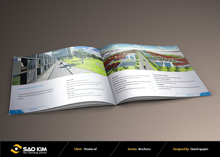 Khu công nghiệp Dệt may Phố Nối - Thiết kế brochure Khu công nghiệp Dệt may Phố Nối