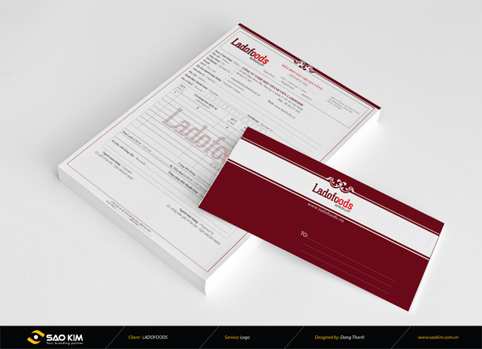 Ladofoods - Thiết kế logo nhận diện thương hiệu Ladofoods