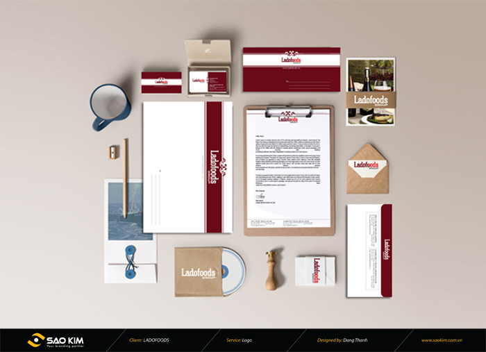 Ladofoods - Thiết kế logo nhận diện thương hiệu Ladofoods