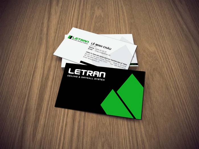 LE TRAN CONSTRUCTION - Thiết kế nhận diện thương hiệu công ty xây dựng Lê Trần