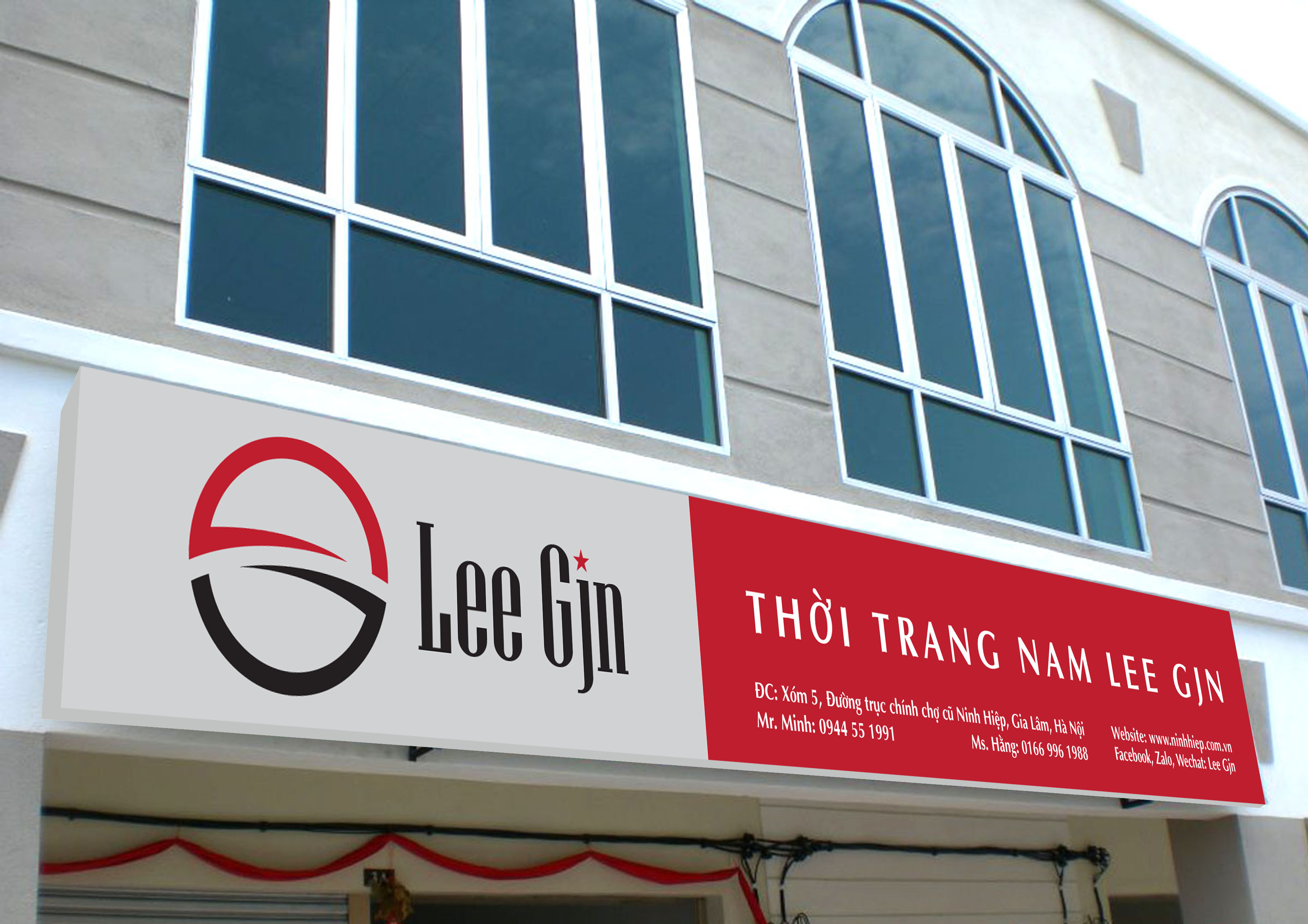 Lee Gjn - Thiết kế thương hiệu thời trang nam Lee Gjn