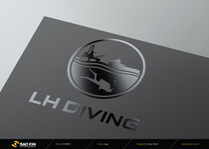 LHDIVING - Thiết kế thương hiệu công ty Dịch vụ Lặn Lam Hồng