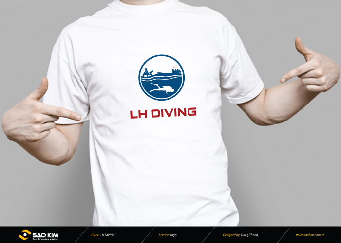 LHDIVING - Thiết kế thương hiệu công ty Dịch vụ Lặn Lam Hồng