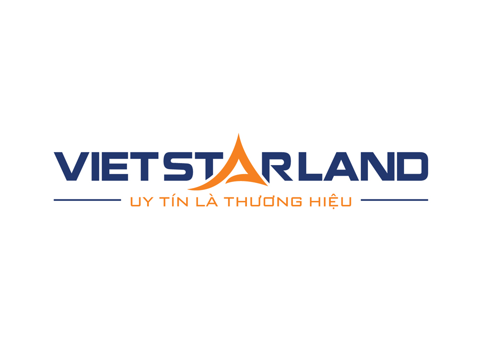 VietstarLand - Thiết kế logo và nhận diện thương hiệu lĩnh vực kinh doanh bất động sản VietstarLand