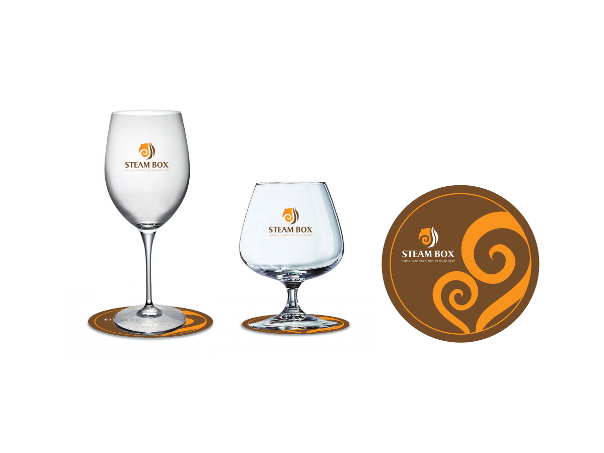 STEAM BOX - Thiết kế logo và nhận diện thương hiệu nhà hàng đồ hấp Steam Box