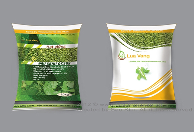 LÚA VÀNG - Thiết kế logo và hệ thống nhận diện cho Công ty Lúa Vàng