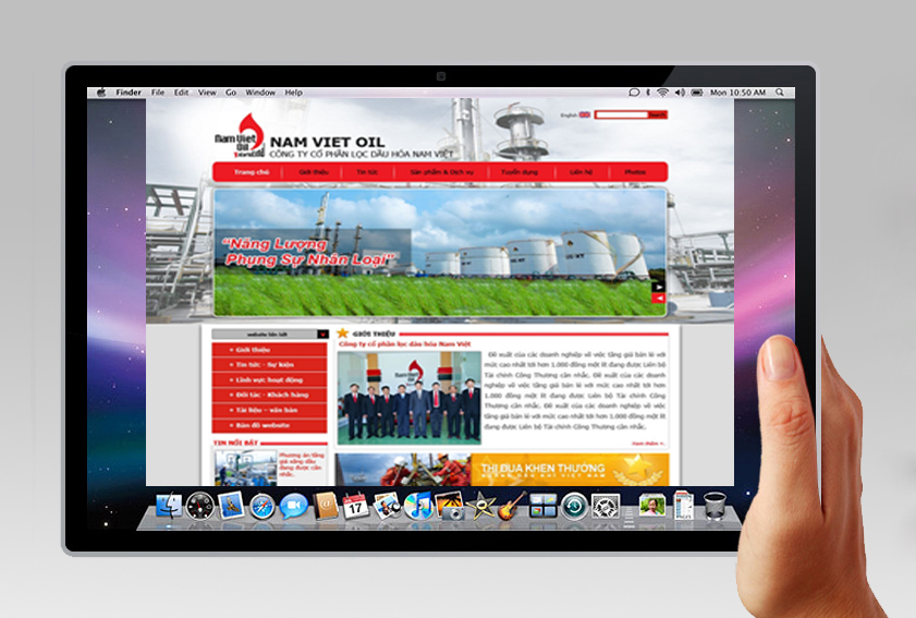 NAM VIET OIL - Thiết kế logo nhận diện thương hiệu hóa dầu Nam Việt