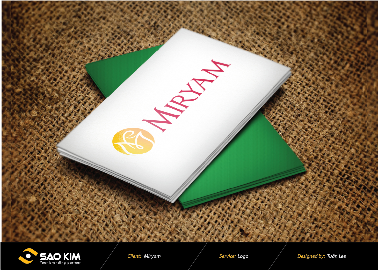 Miryam - Thiết kế logo mỹ phẩm Miryam