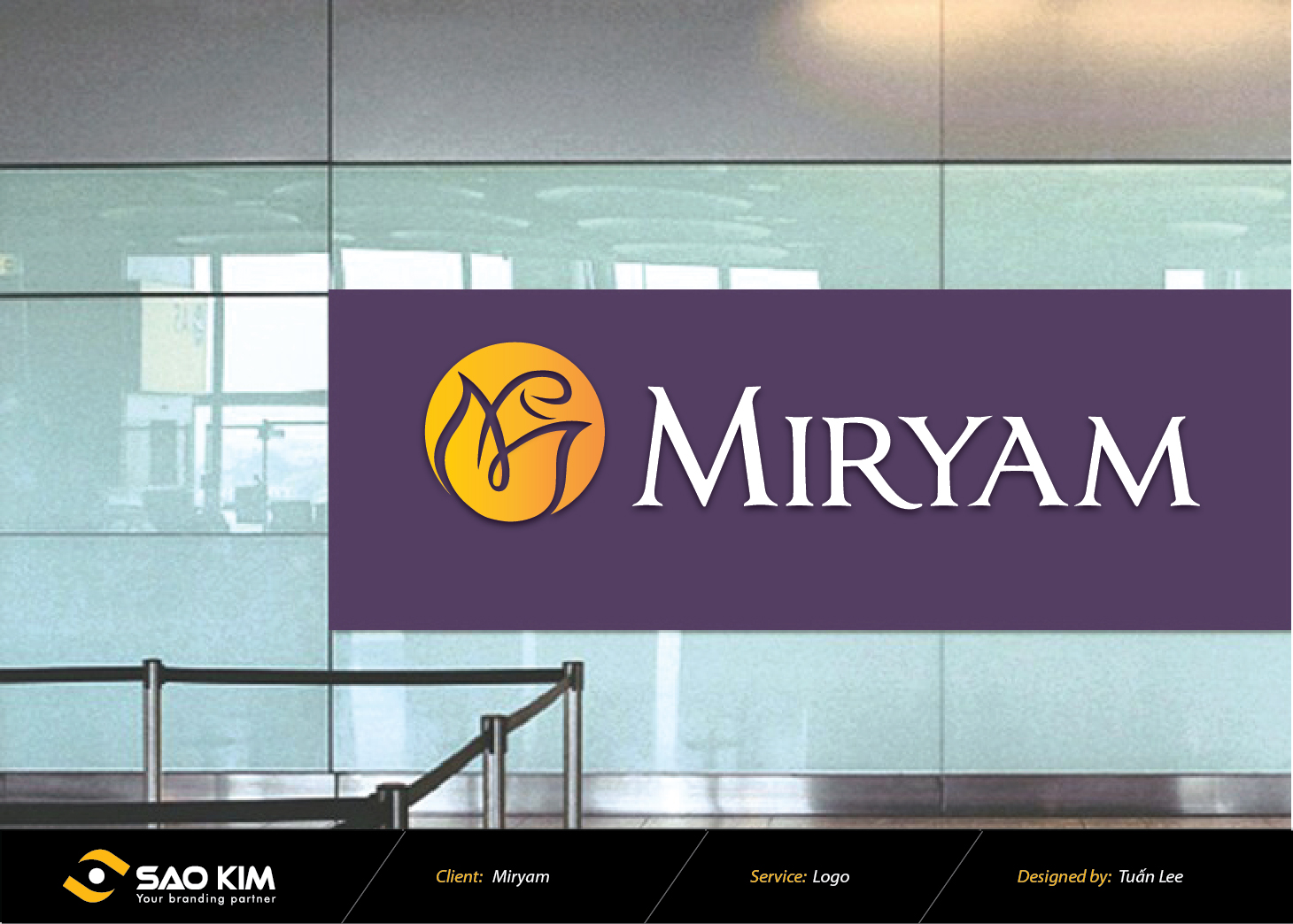 Miryam - Thiết kế logo mỹ phẩm Miryam