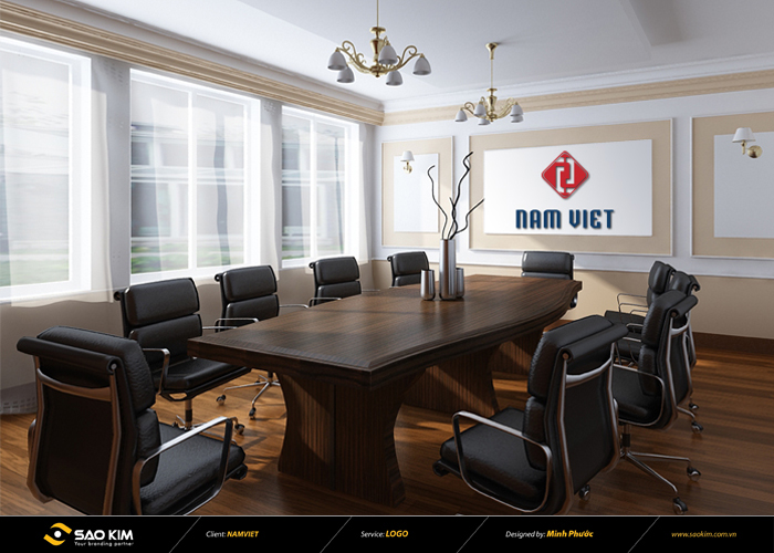 Nam Việt - Thiết kế logo công ty sản xuất vải JEAN Nam Việt