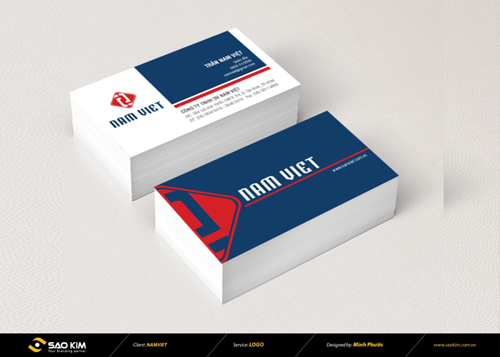 Nam Việt - Thiết kế logo công ty sản xuất vải JEAN Nam Việt