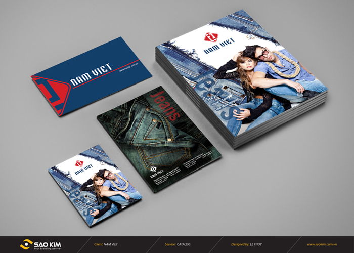 Nam Việt - Thiết kế logo công ty sản xuất vải JEAN Nam Việt