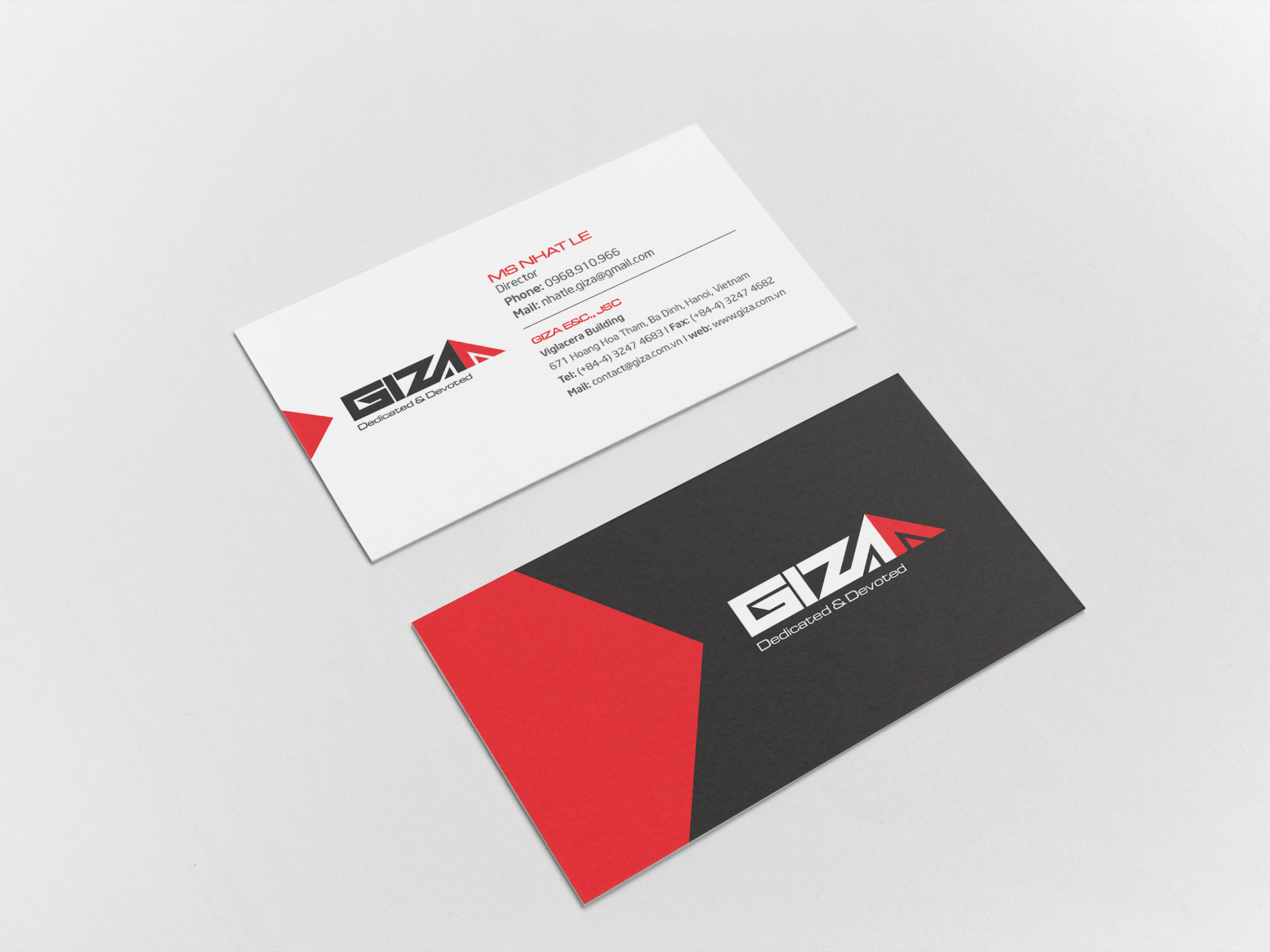 GIZA - Thiết kế logo và bộ nhận diện thương hiệu Tổng thầu xây dựng Giza E&C