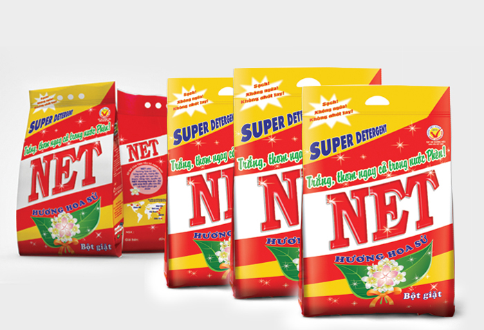 NETCO - Thiết kế mới mẫu bao bì sản phẩm bột giặt NET