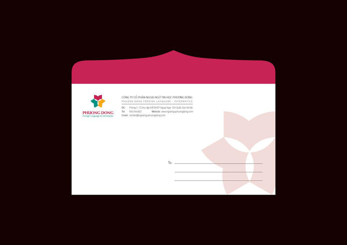 NGOẠI NGỮ PHƯƠNG ĐÔNG - Thiết kế bộ nhận diện thương hiệu công ty cổ phần tin học Ngoại ngữ Phương Đông