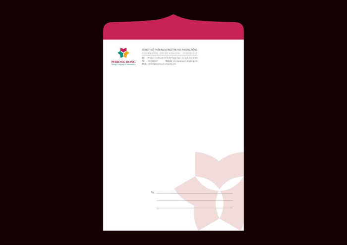 NGOẠI NGỮ PHƯƠNG ĐÔNG - Thiết kế bộ nhận diện thương hiệu công ty cổ phần tin học Ngoại ngữ Phương Đông