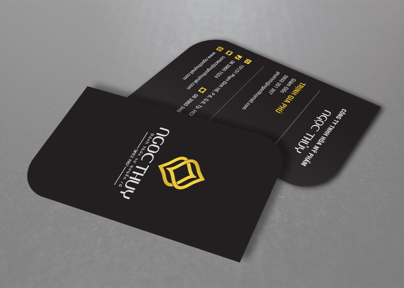 Ngọc Thuỷ nail - Thiết kế hệ thống nhận diện thương hiệu Ngọc Thuỷ nail