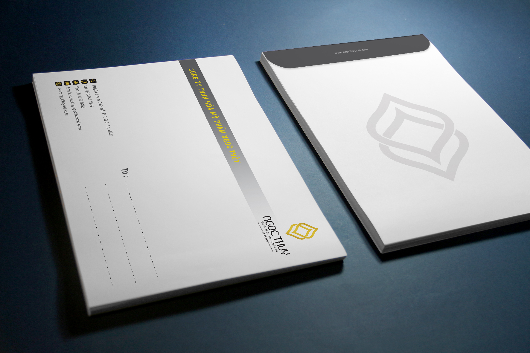 Ngọc Thuỷ nail - Thiết kế hệ thống nhận diện thương hiệu Ngọc Thuỷ nail