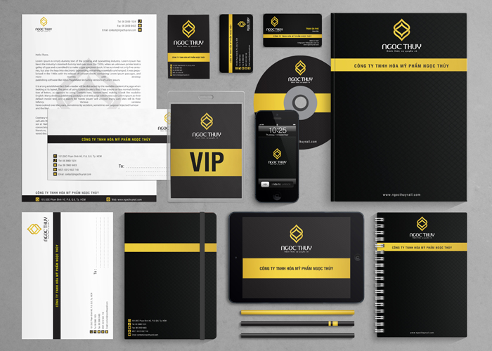 Ngọc Thuỷ nail - Thiết kế hệ thống nhận diện thương hiệu Ngọc Thuỷ nail